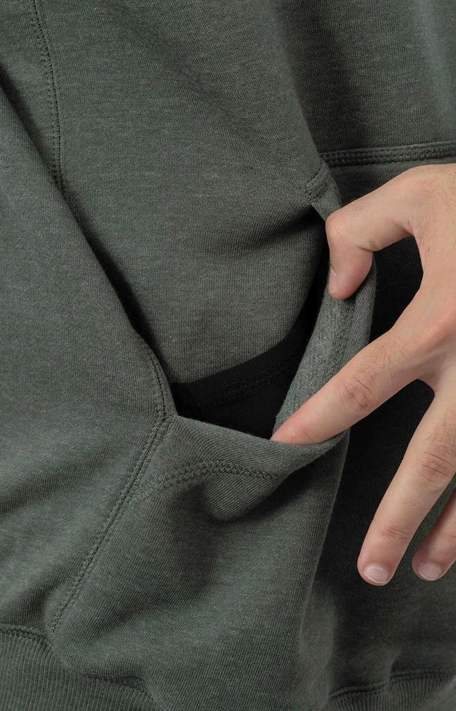 商品Carhartt|(104475) Midweight 1/4 Zip Pocket Sweatshirt - Moss Heather ,价格¥206,第4张图片详细描述