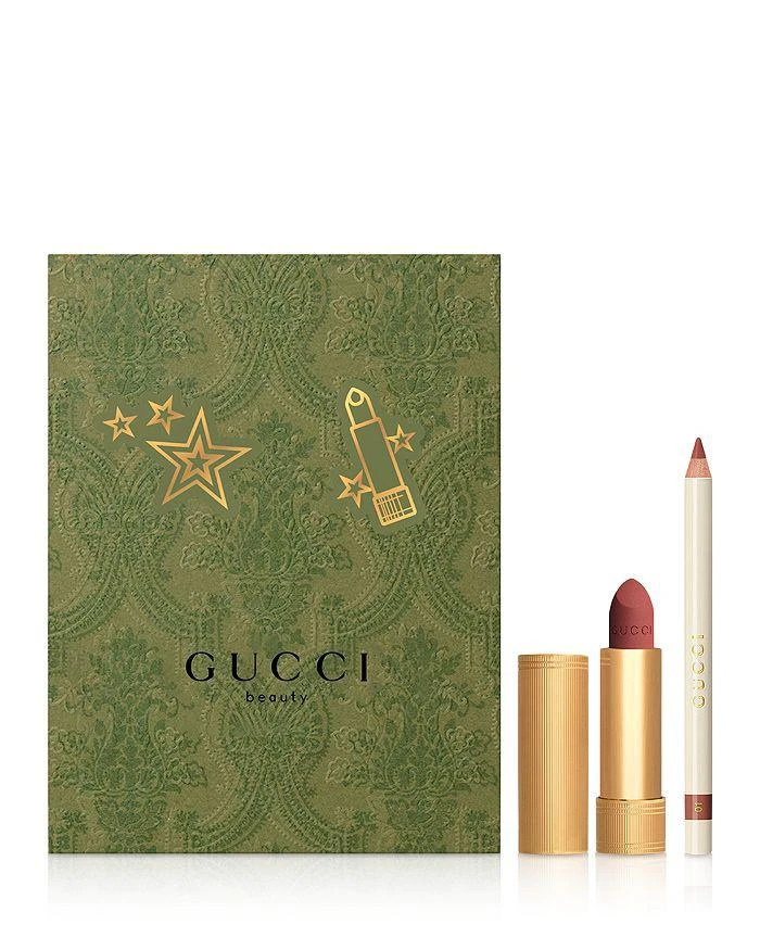 商品Gucci|Matte Lipstick Festive Gift Set,价格¥406,第1张图片