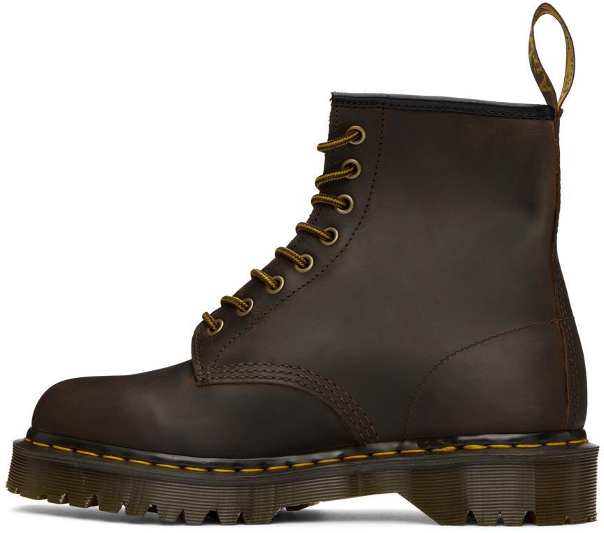 商品Dr. Martens|Brown 1460 Bex Platform Boots,价格¥1324,第5张图片详细描述