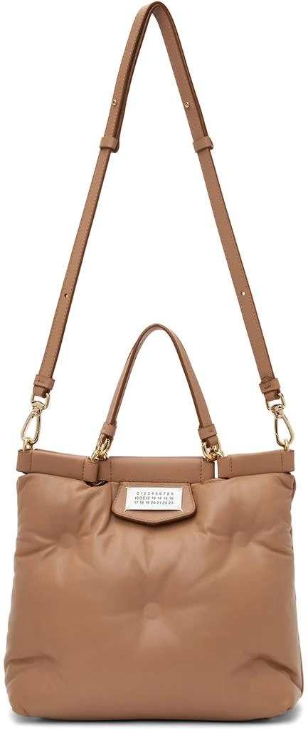 商品MAISON MARGIELA|Tan Mini Glam Slam Tote Bag,价格¥7616,第4张图片详细描述