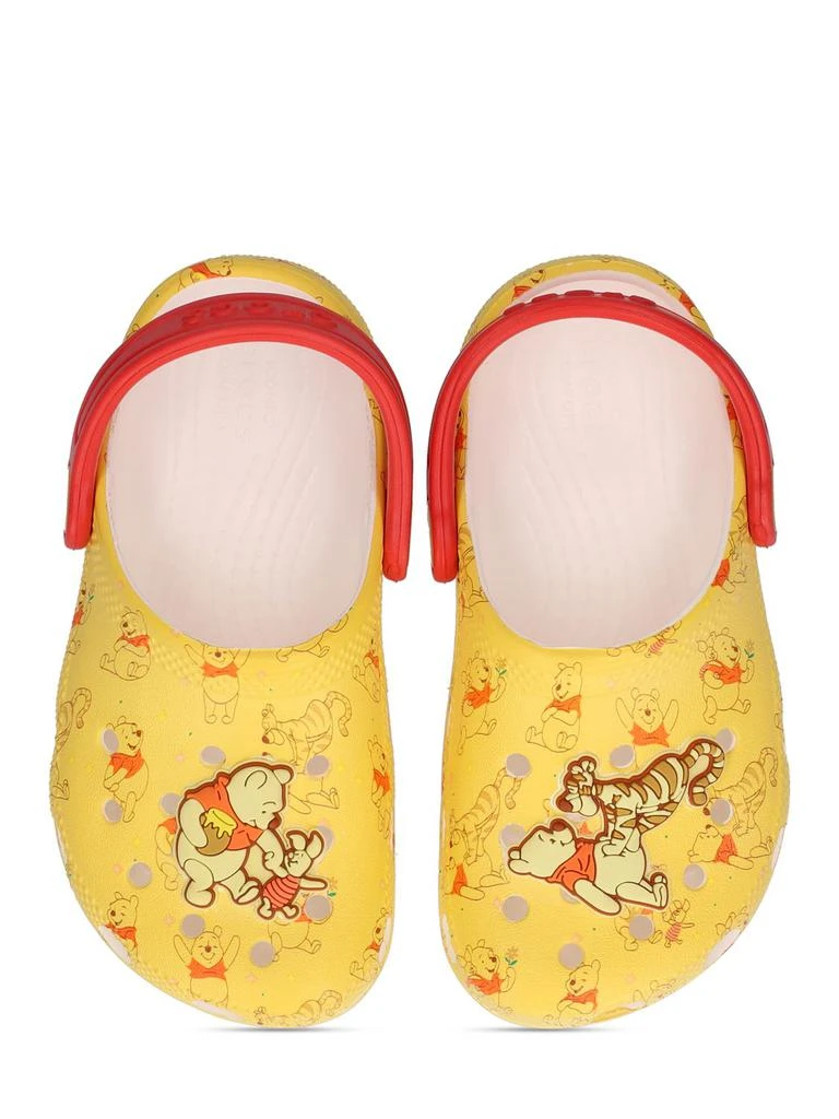 商品Crocs|Winnie The Pooh Print Rubber Crocs,价格¥245,第1张图片详细描述