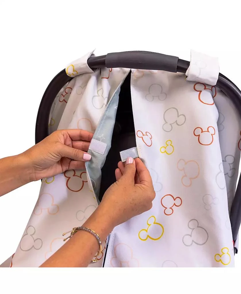 商品J L childress|Disney Baby Reversible Infant Car Seat Canopy, Mickey Mouse,价格¥188,第3张图片详细描述