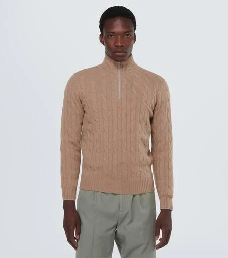 商品Brunello Cucinelli|半拉链羊绒毛衣,价格¥21617,第3张图片详细描述