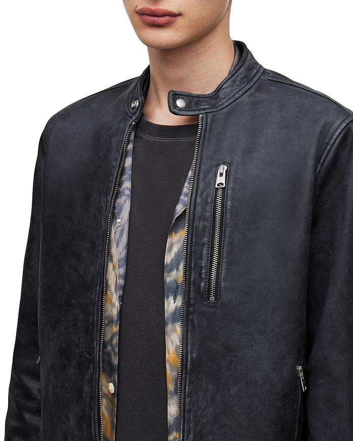 商品ALL SAINTS|Woods Snap Tab Leather Jacket,价格¥3435,第7张图片详细描述