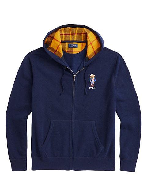 商品Ralph Lauren|Polo Bear Zip-Up Fleece Hoodie,价格¥973,第1张图片