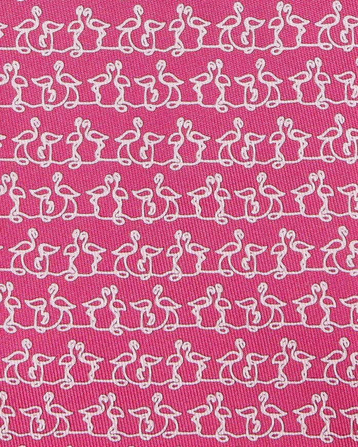 商品Salvatore Ferragamo|Men's Flamingo Print Silk Classic Tie,价格¥1170,第2张图片详细描述