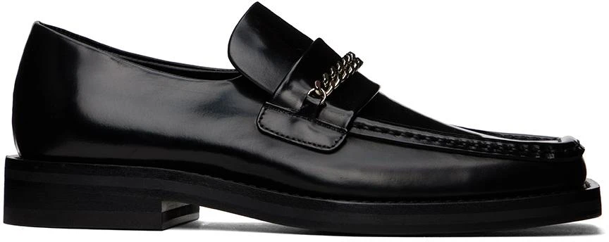 商品Martine Rose|Black Square Toe Loafers,价格¥1247,第1张图片