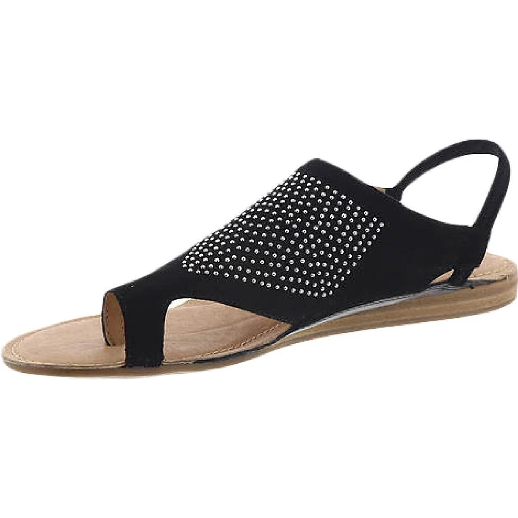 商品Aerosoles|Aerosoles Womens Handbook Suede Embellished Flat Sandals,价格¥92,第1张图片