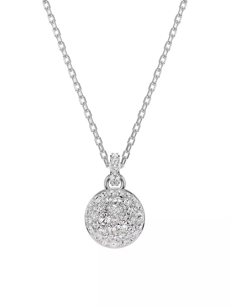 商品Swarovski|Sublima Rhodium-Plated &amp; Swarovski Crystal Pendant Necklace,价格¥898,第1张图片