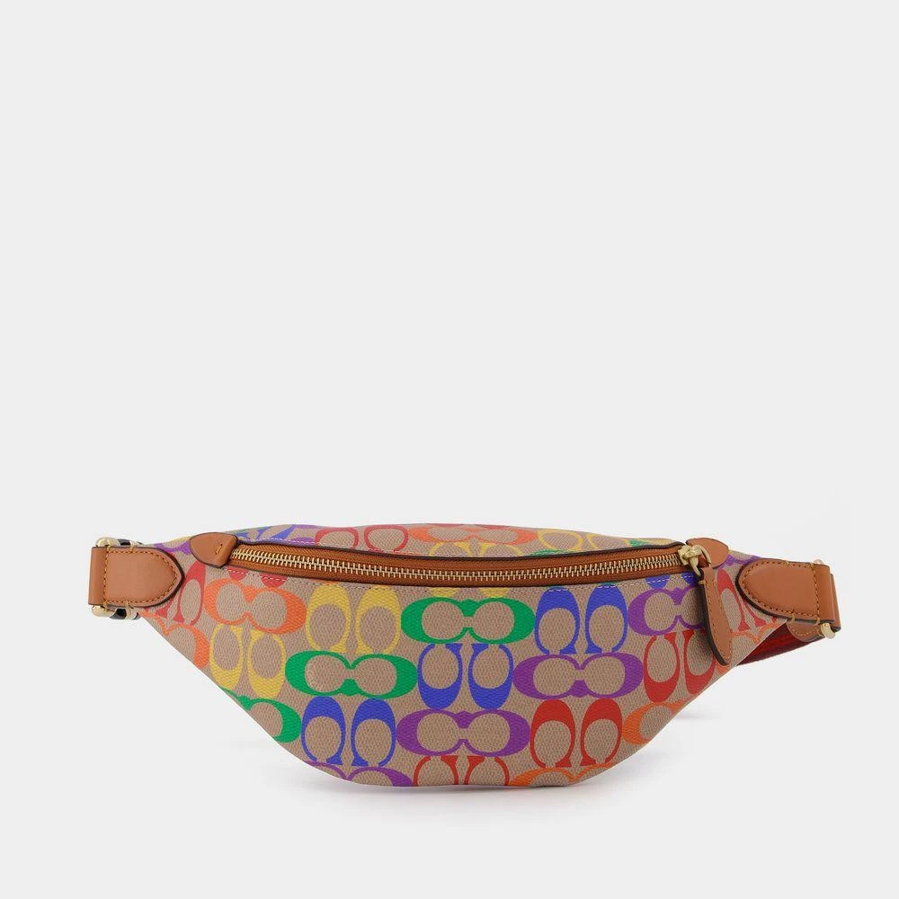 商品Coach|Charter Belt Bag 7 In Signature Rainbow,价格¥4154,第1张图片
