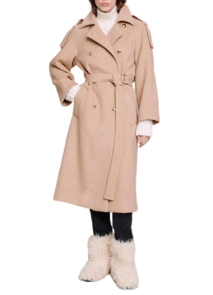 Long wool-blend coat 商品