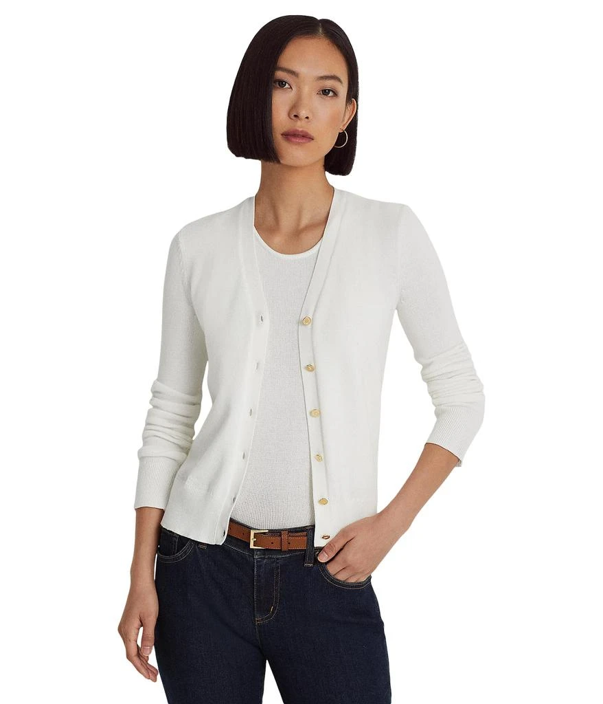 商品Ralph Lauren|Cotton-Blend Cardigan,价格¥861,第1张图片