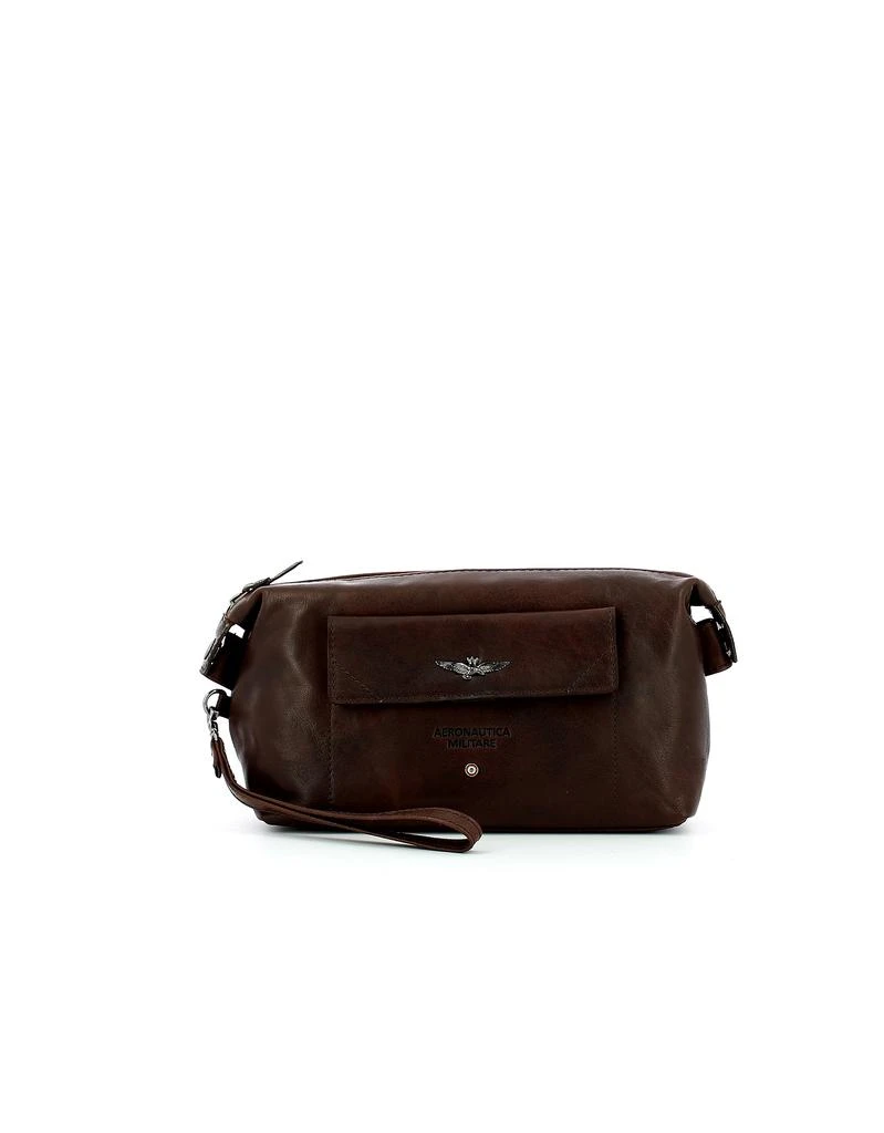 商品Aeronautica Militare|Men's Brown Crossbody Bag,价格¥560,第1张图片