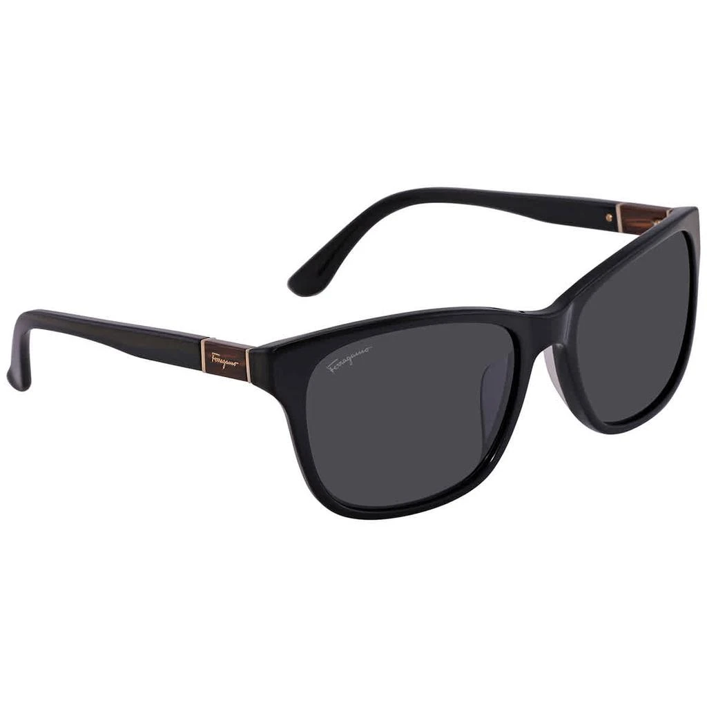 商品Salvatore Ferragamo|Salvatore Ferragamo Grey Rectangular Mens Sunglasses SF701SK 001 60,价格¥523,第1张图片