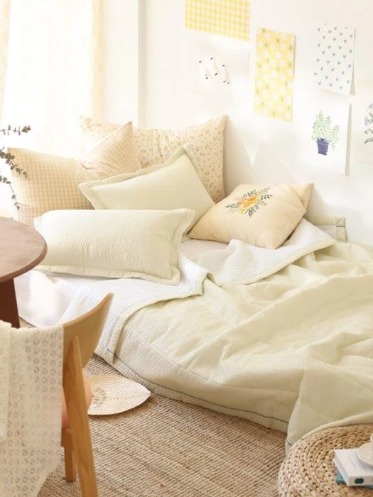 商品BELLELIFE|Honey Seersucker Summer Quilted Comforter,价格¥1349,第3张图片详细描述