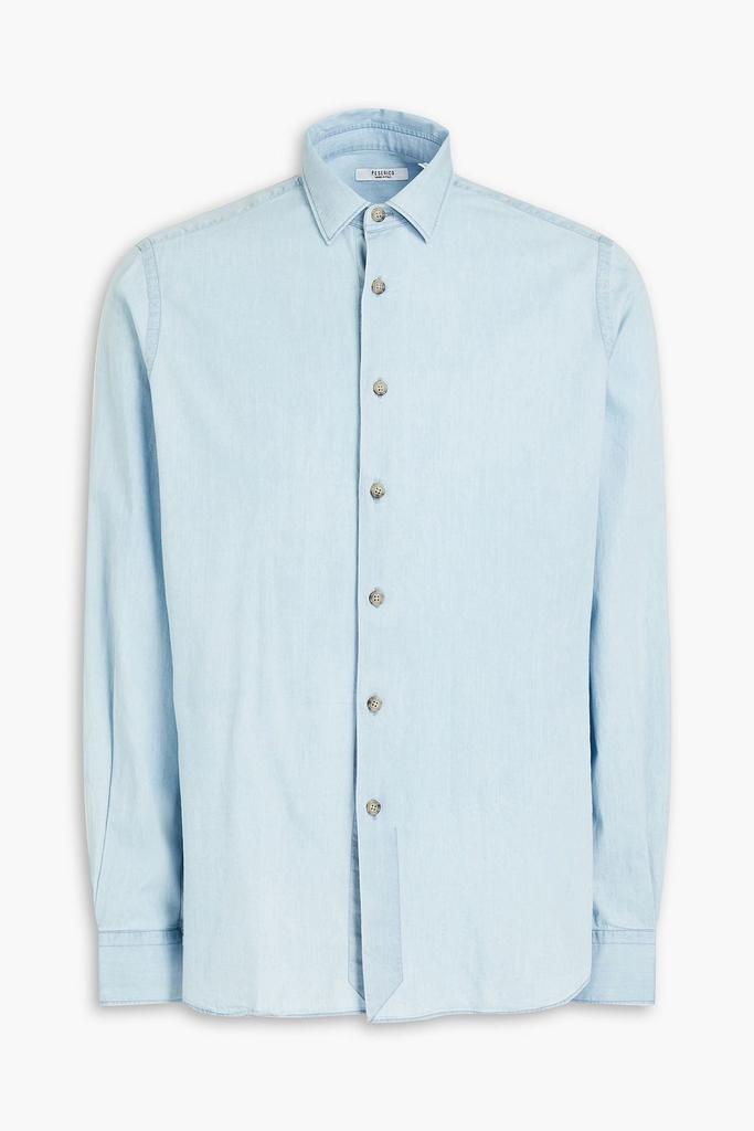 Cotton-blend chambray shirt商品第1张图片规格展示