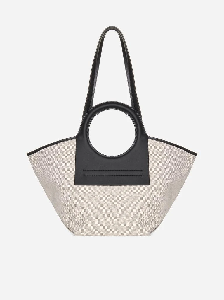 商品Hereu|Cala canvas and leather tote bag,价格¥1771,第1张图片