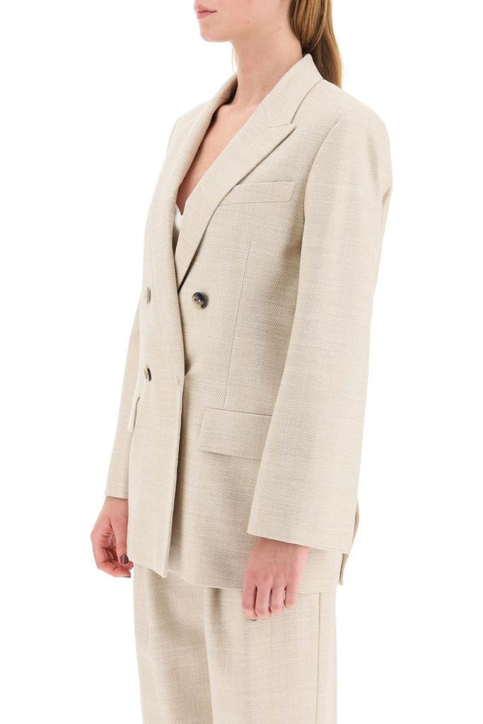 商品AGNONA|Agnona double-breasted wool silk blazer,价格¥8651,第6张图片详细描述