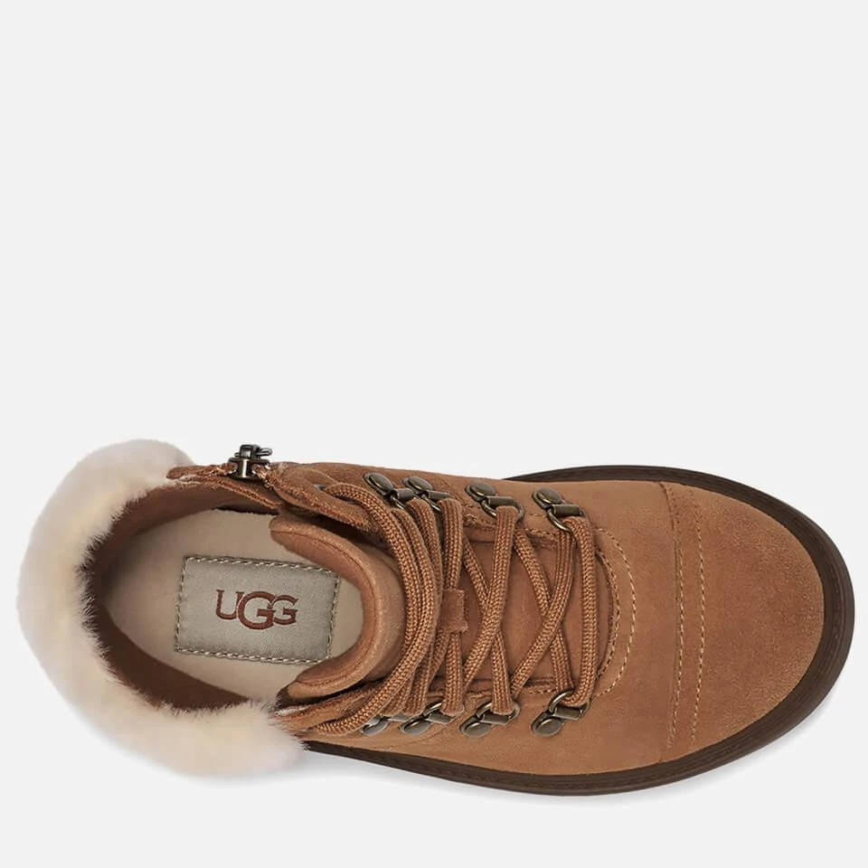 商品UGG|UGG KIDS' AZELL HIKER ALL WEATHER BOOTS - CHESTNUT,价格¥418,第5张图片详细描述