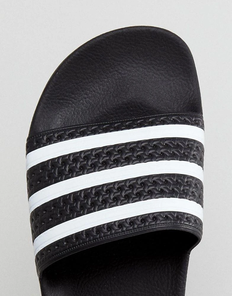 商品Adidas|adidas Originals Adilette sliders in black 280647,价格¥289,第3张图片详细描述