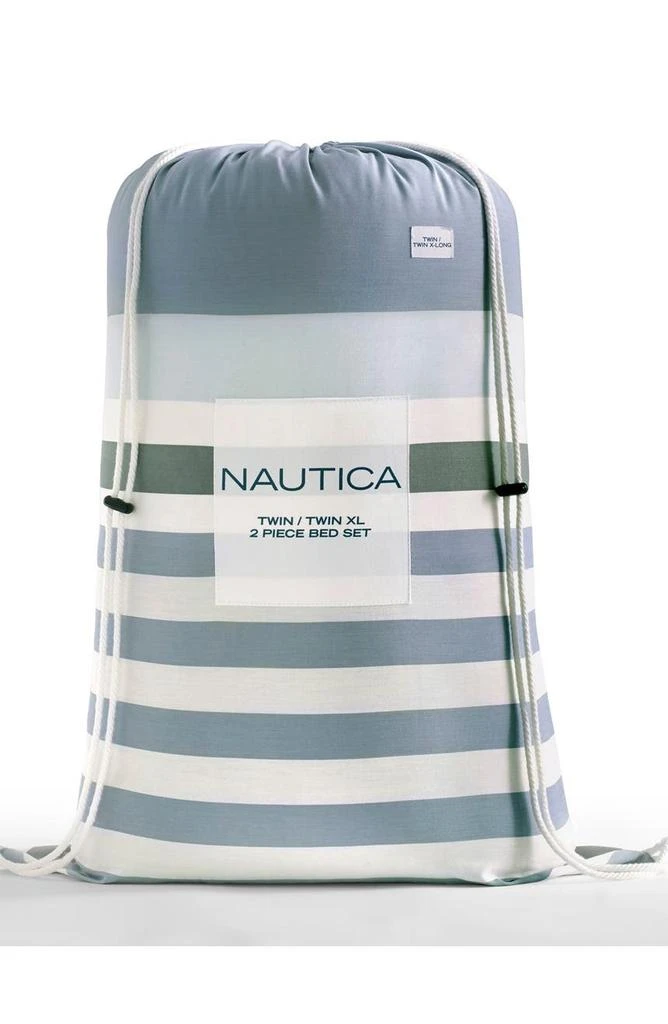 商品Nautica|Lansier Grey Stripe Cotton Comforter Set,价格¥1227,第5张图片详细描述