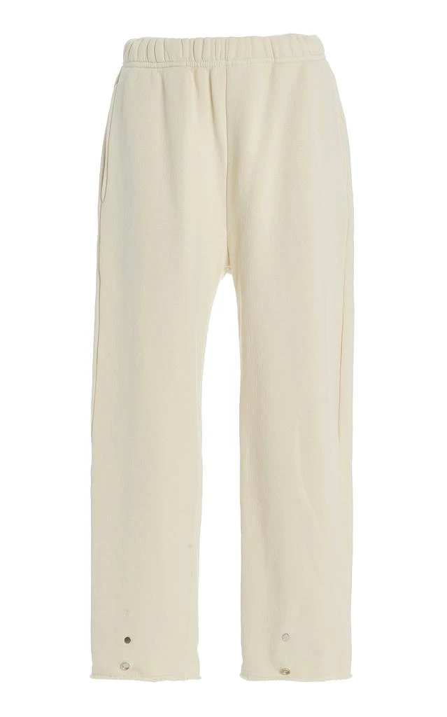 商品Les Tien|Les Tien - Women's Classic Fleece Snap-Front Cotton Sweatpants - Ivory - XS - Moda Operandi,价格¥509,第1张图片