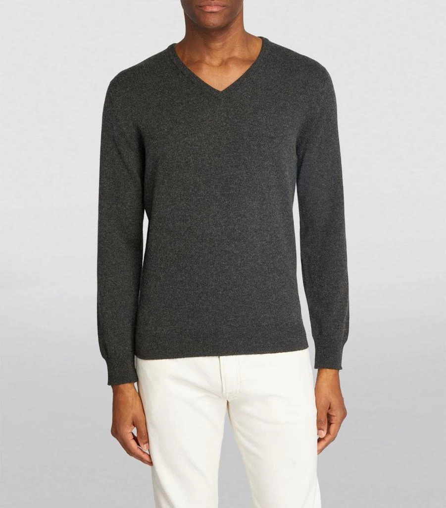 商品Harrods|Cashmere V-Neck Sweater,价格¥1230,第3张图片详细描述