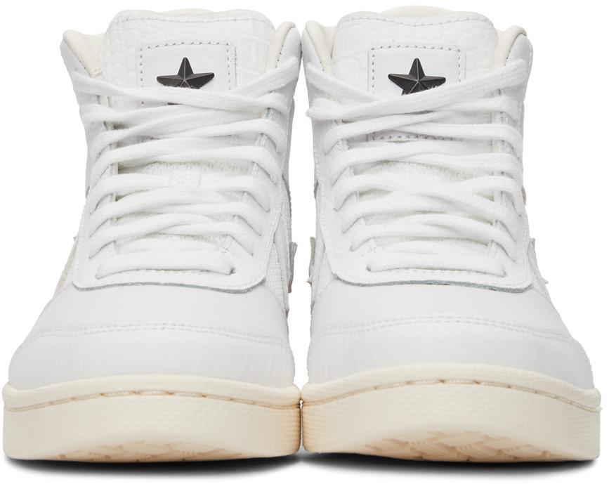 商品Converse|White Croc Pro Sport Hi Sneakers,价格¥688,第4张图片详细描述