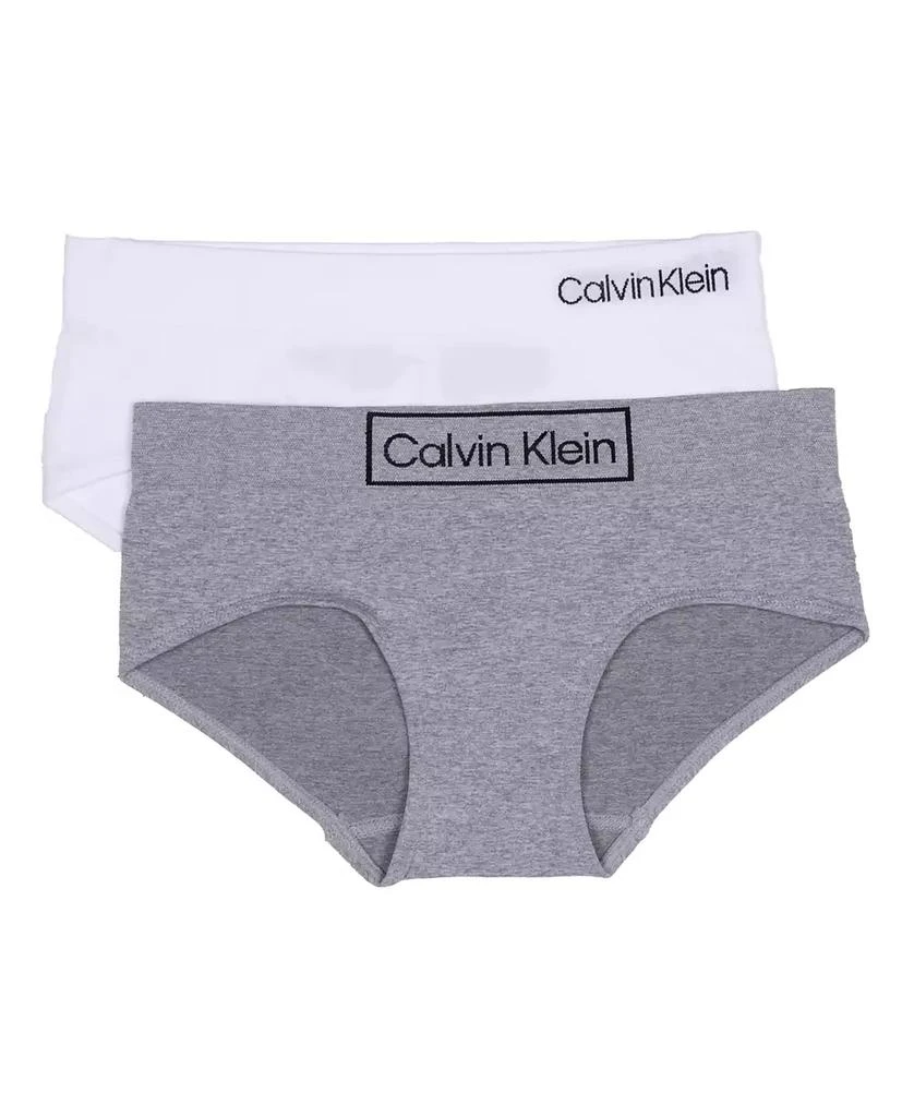 商品Calvin Klein|Big Girls Seamless Hipster Briefs, Pack of 2,价格¥57,第1张图片