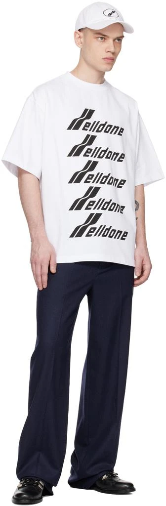商品We11done|White Printed T-Shirt,价格¥796,第4张图片详细描述