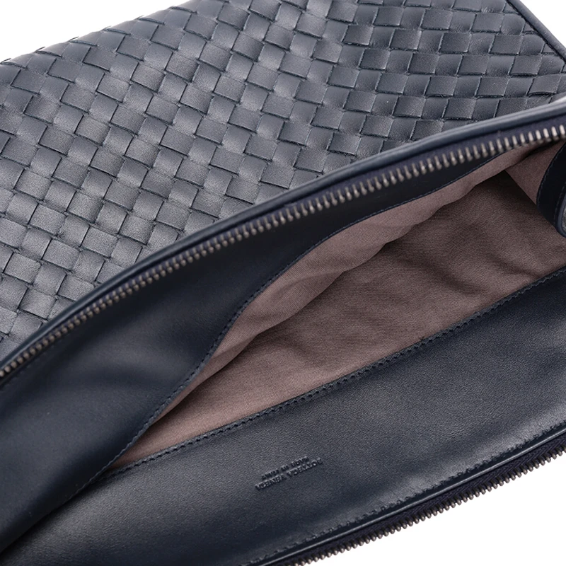 Bottega Veneta 葆蝶家 男士羊皮蓝色编织手拿包 224052-V4651-4013 商品