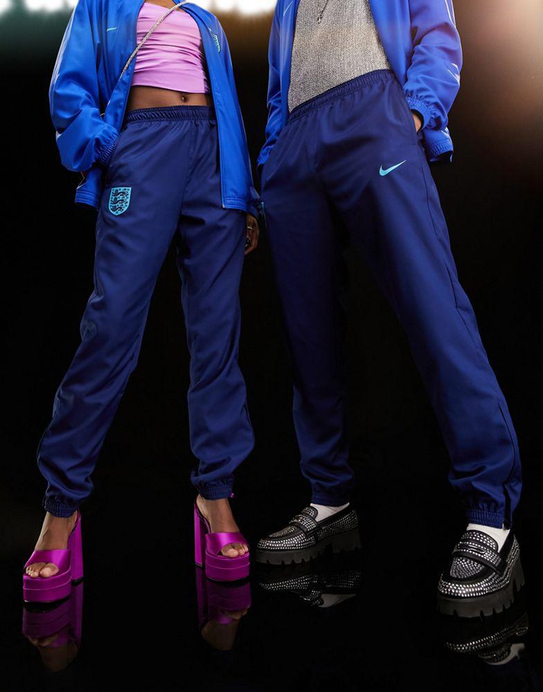 Nike Football World Cup 2022 England unisex tracksuit in navy and blue商品第2张图片规格展示