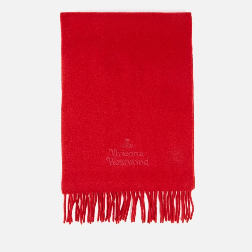 商品Vivienne Westwood|Vivienne Westwood Embroidered Wool Logo Scarf,价格¥914,第2张图片详细描述