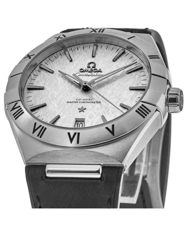 商品Omega|Omega Constellation Co-Axial Master Chronometer Grey Dial Black Rubber Strap Men's Watch 131.12.41.21.06.001,价格¥40096,第3张图片详细描述