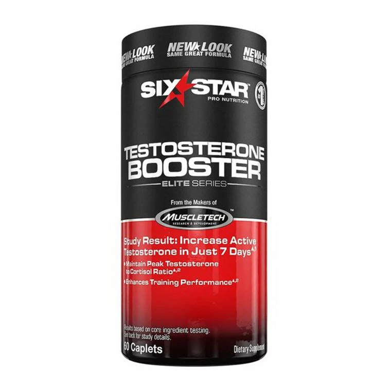 商品Six Star Pro Nutrition|Six Star Elite Series Testosterone Booster Supplement for Men Caplets, 60 Ea,价格¥67,第1张图片