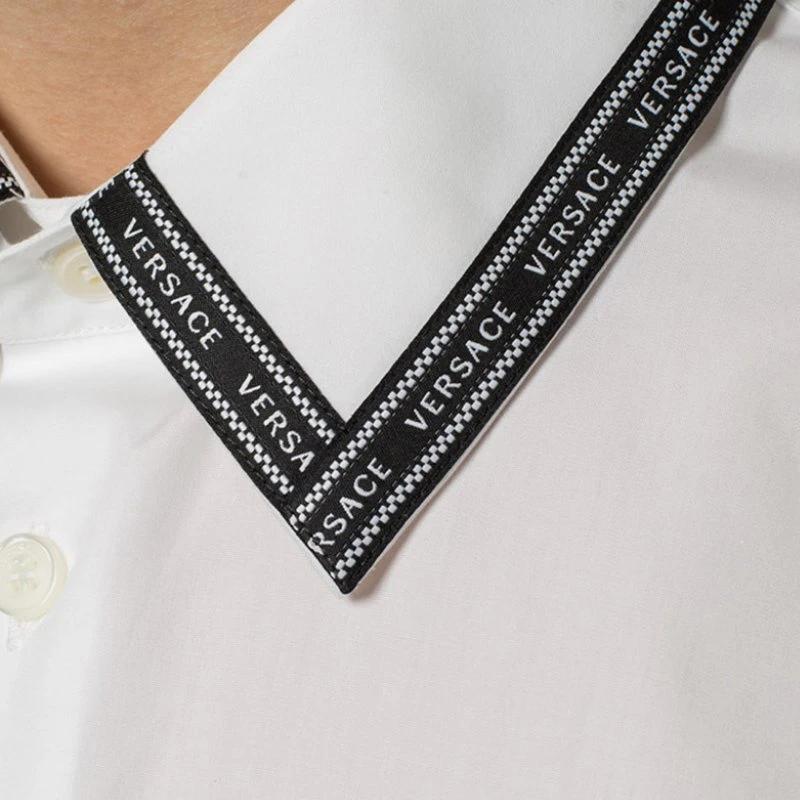 VERSACE 范思哲 白色棉质男士长袖衬衫 A81521-A230231-A001 商品