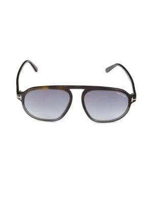 商品Tom Ford|57MM Oval Sunglasses,价格¥1475,第1张图片