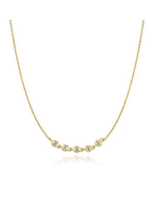 Essence 14K Cluster Necklace商品第2张图片规格展示