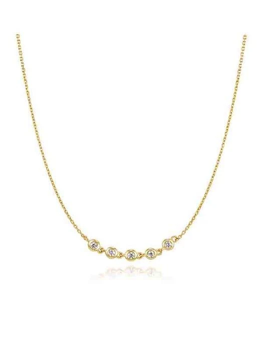 商品hyeres-lor|Essence 14K Cluster Necklace,价格¥2332,第2张图片详细描述