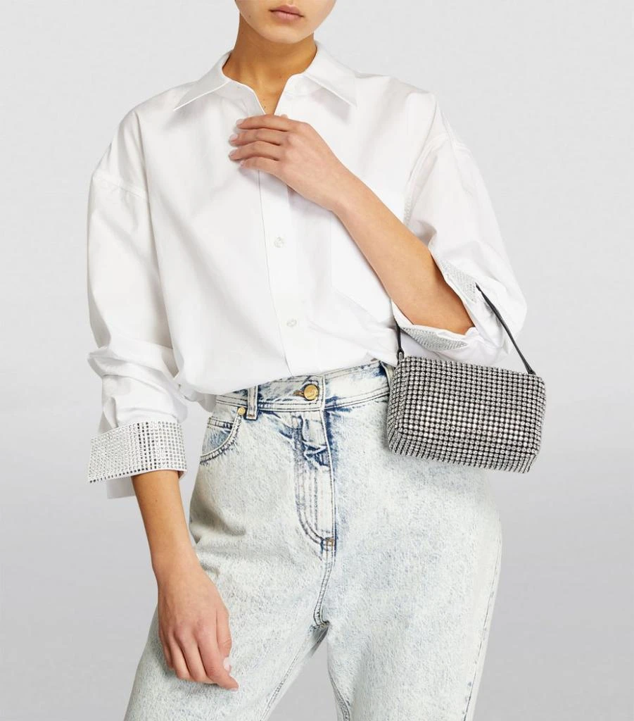 商品Alexander Wang|Crystal-Embellished Heiress Shoulder Bag,价格¥7126,第2张图片详细描述