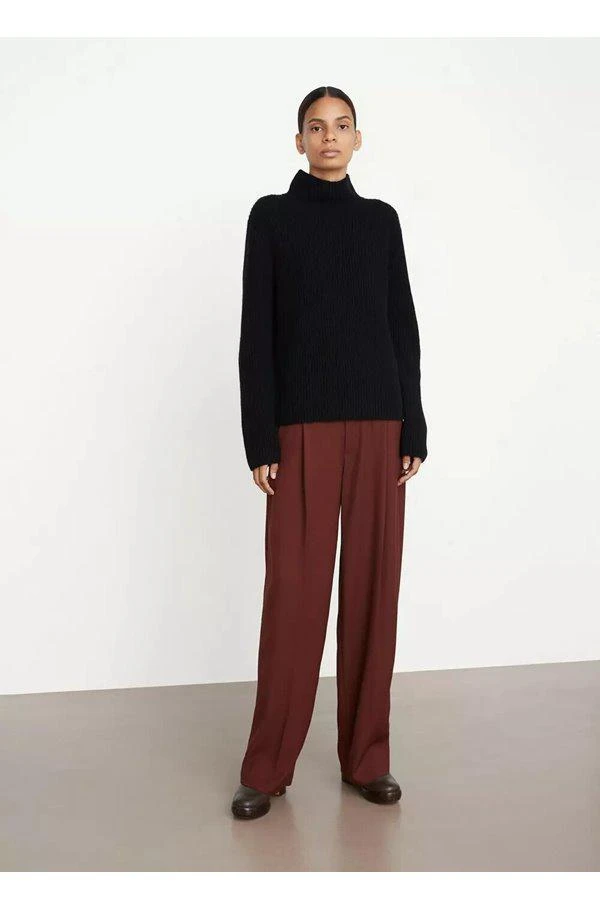 商品Vince|Vince - Shaker Rib Turtleneck in Black,价格¥2196,第1张图片
