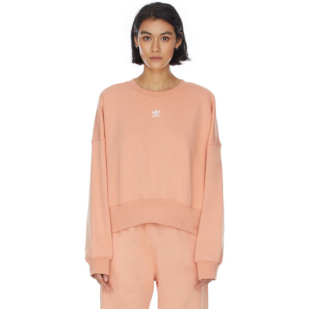 商品Adidas|Adicolor Essentials Fleece Pullover Sweater - Ambient Blush,价格¥349,第1张图片