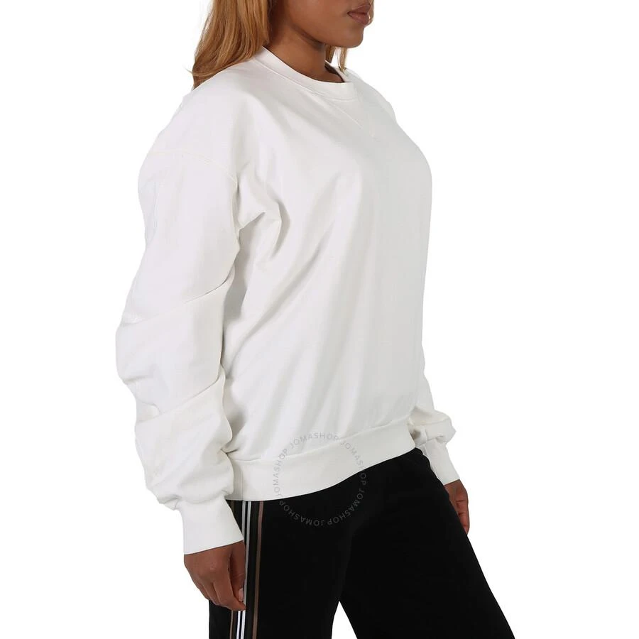 商品MAISON MARGIELA|Maison Margiela Ladies White Oversized Sleeves Sweatshirt,价格¥761,第3张图片详细描述