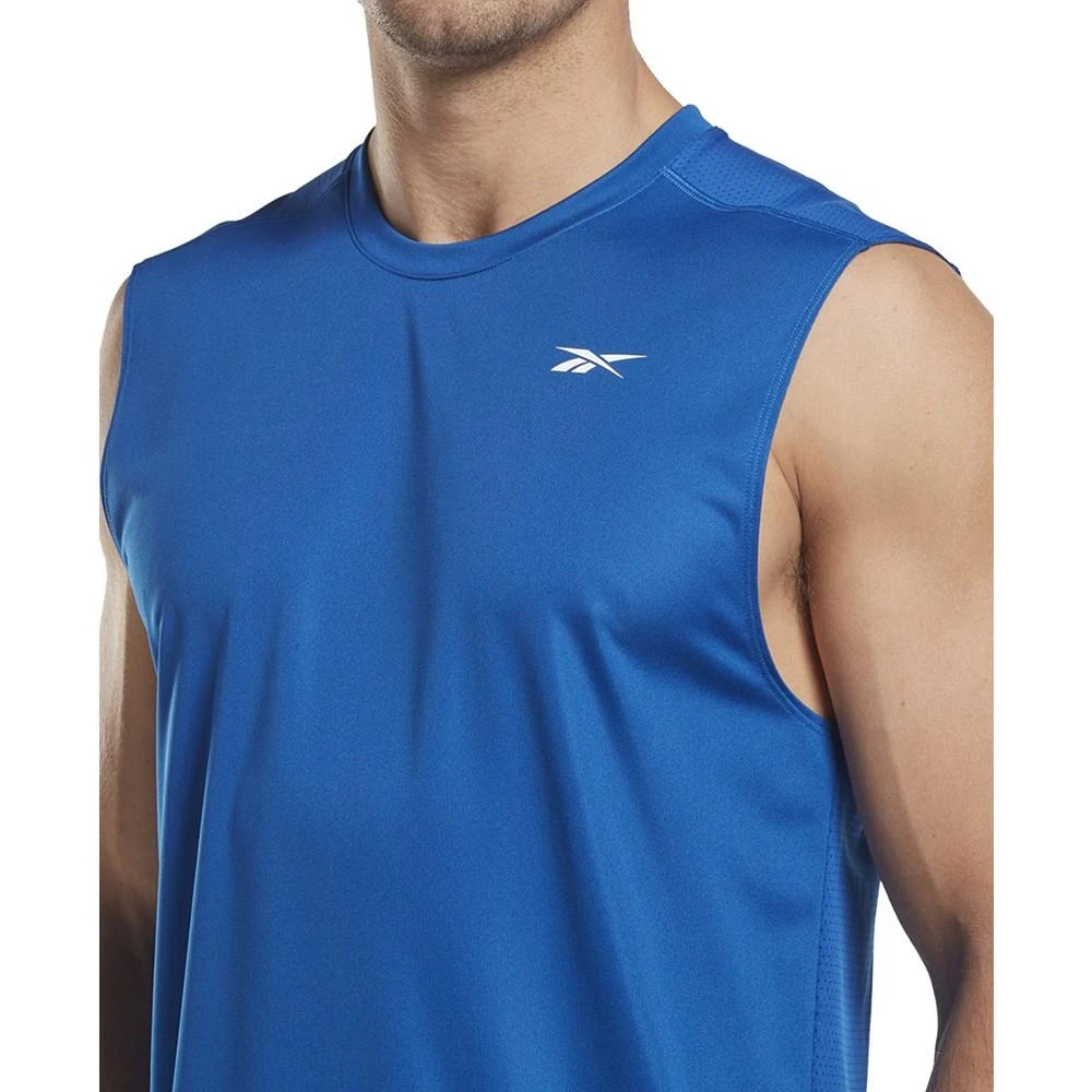 商品Reebok|Men's Workout Ready Sleeveless Tech T-Shirt,价格¥93,第3张图片详细描述