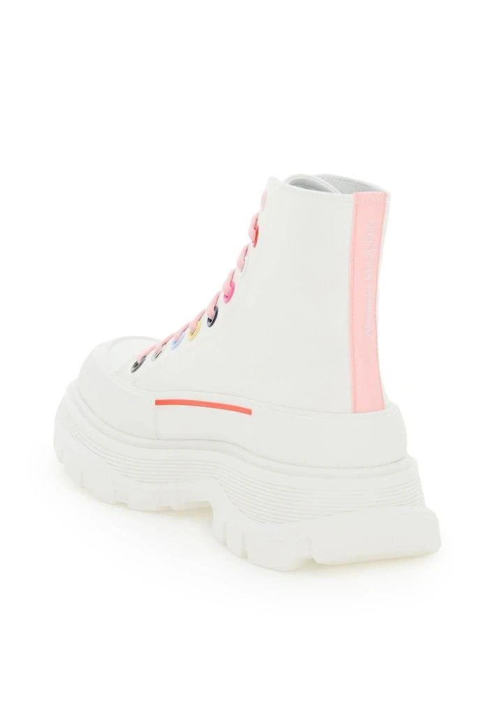 商品Alexander McQueen|TREAD SLEEK BOOTS WITH RAINBOW EYELETS,价格¥3568,第2张图片详细描述