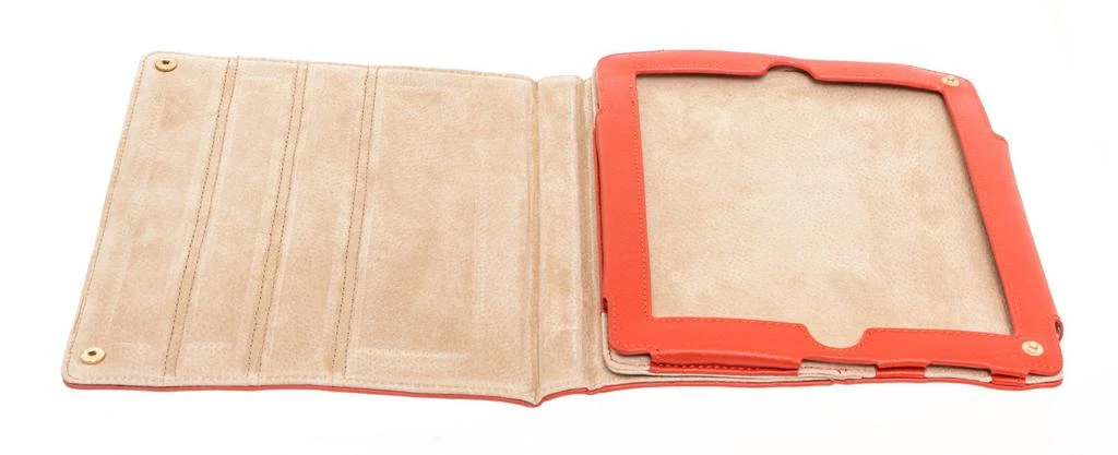 Tory Burch Orange Leather Robinson Flip Tablet Case 商品