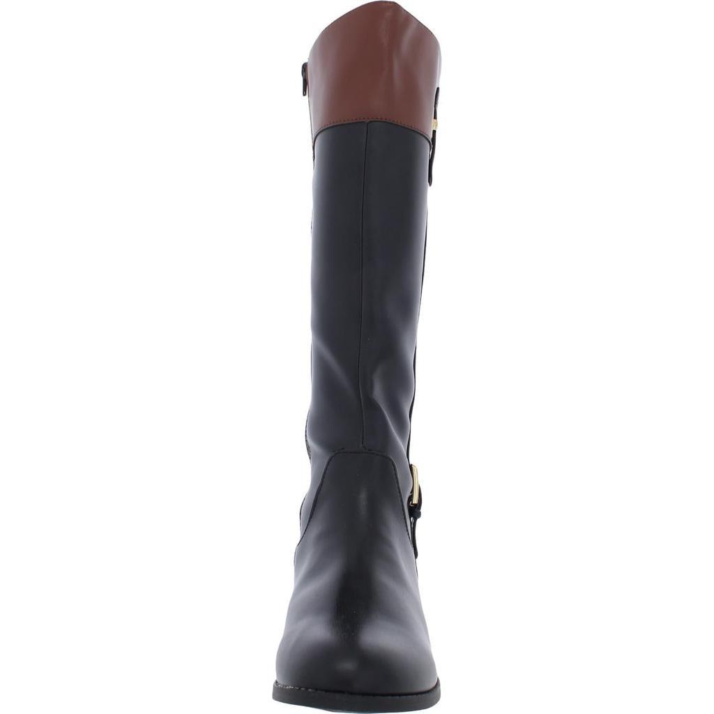 商品Karen Scott|Karen Scott Womens Deliee Wide Calf Faux Leather Knee-High Boots,价格¥150-¥173,第7张图片详细描述