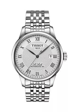 商品Tissot|Men's Le Locle Powermatic 80 Watch,价格¥4569,第1张图片