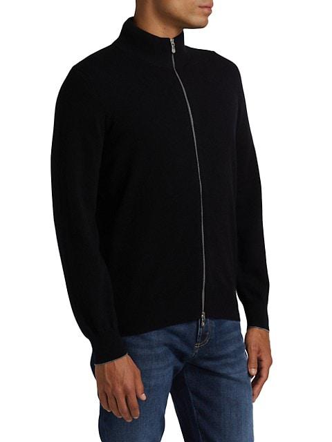 Cashmere Zip-Up Sweater商品第3张图片规格展示