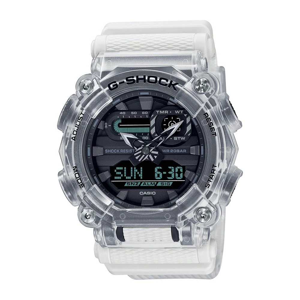 商品G-Shock|Men's Analog Digital Clear Resin Strap Watch 50mm,价格¥788,第1张图片